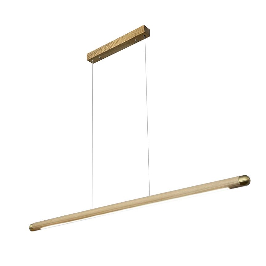 LED Pakabinamas sietynas LED/22W/230V 4000K 120 cm uosio/medžio masyvo