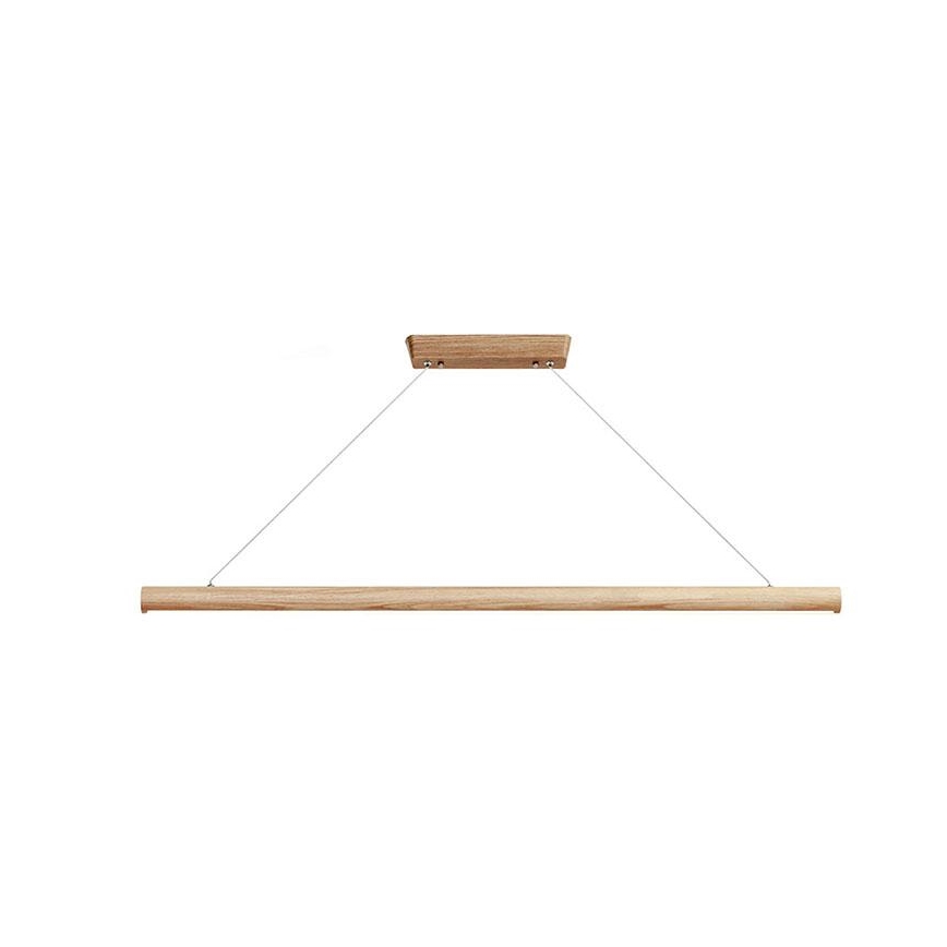 LED Pakabinamas sietynas LED/22W/230V 4000K 120 cm uosio/medžio masyvo