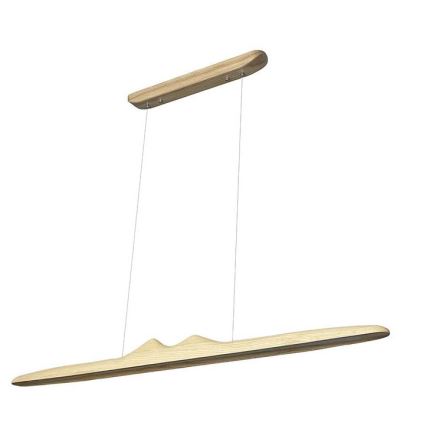 LED Pakabinamas sietynas LED/22W/230V 4000K 120 cm uosio/medžio masyvo