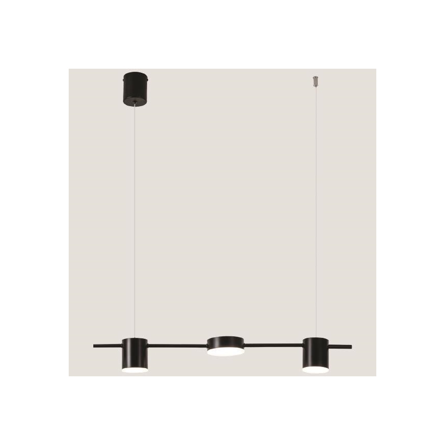 LED Pakabinamas sietynas LED/24W/230V 3000K juoda