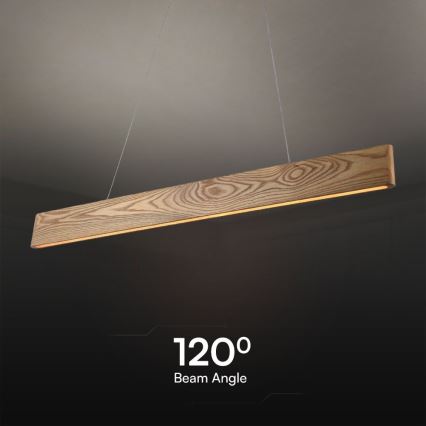 LED Pakabinamas sietynas LED/24W/230V 3000K ruda