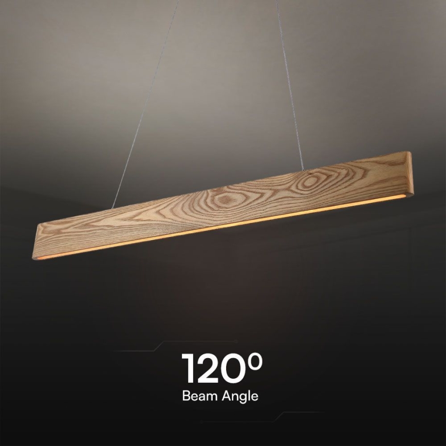 LED Pakabinamas sietynas LED/24W/230V 3000K ruda