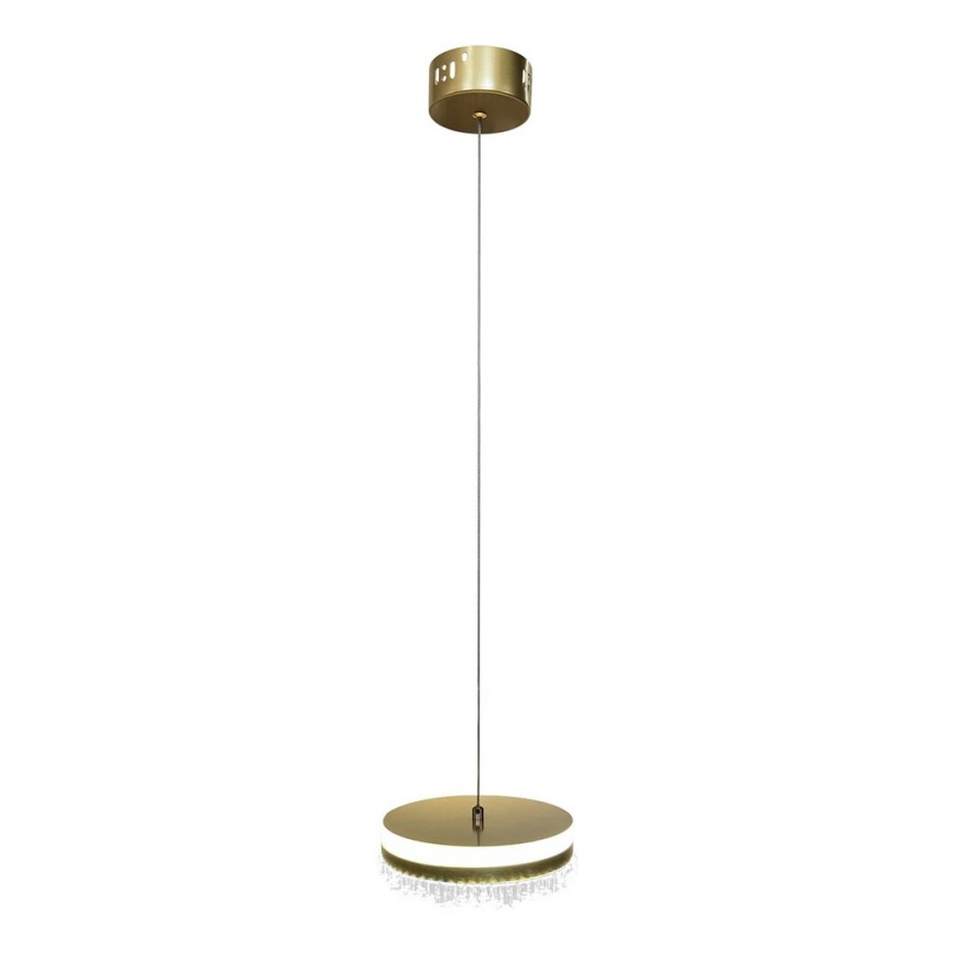 LED Pakabinamas sietynas LED/25W/230V diametras 20 cm auksas