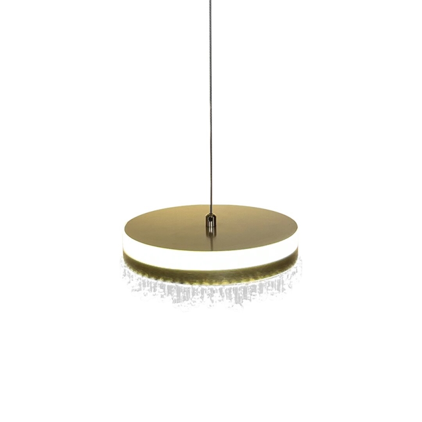 LED Pakabinamas sietynas LED/25W/230V diametras 20 cm auksas