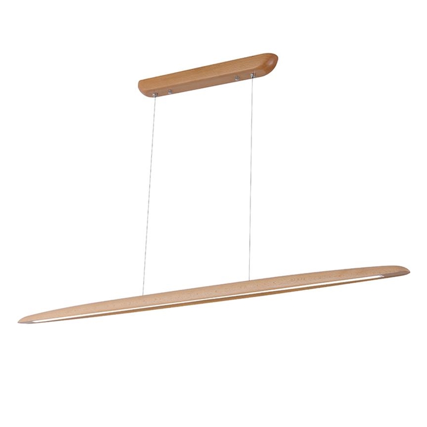 LED Pakabinamas sietynas LED/26W/230V 4000K 150 cm bukas/medžio masyvo