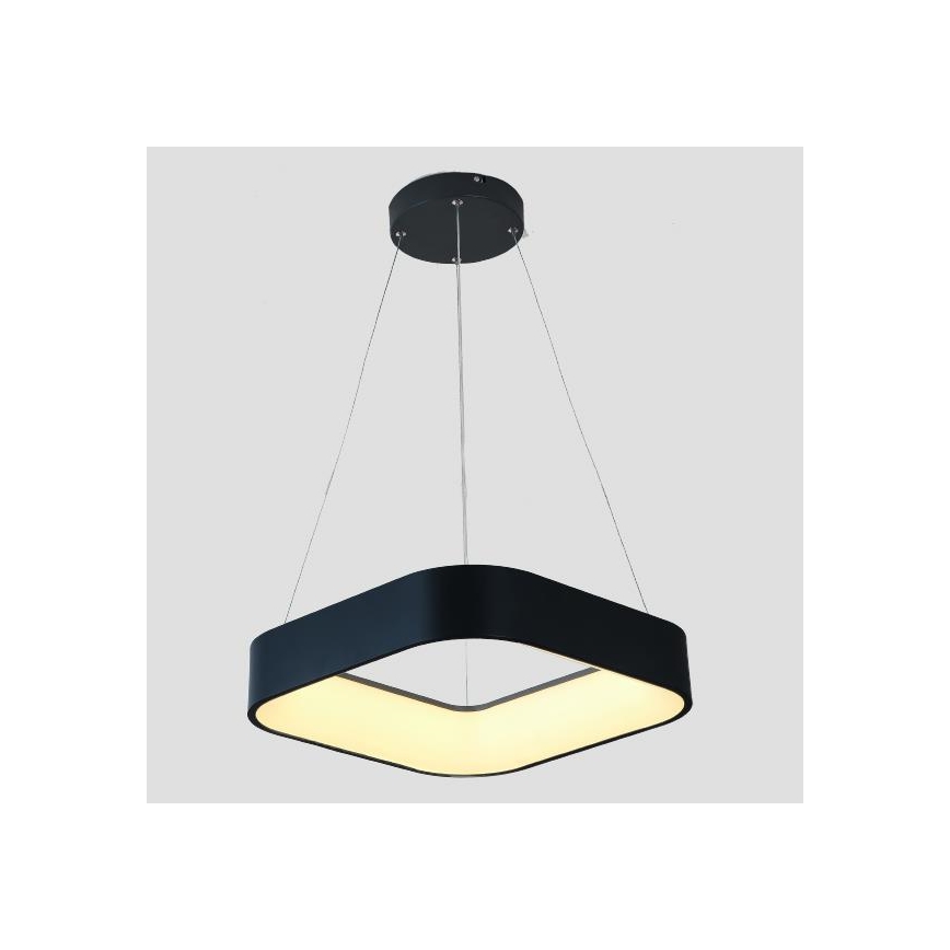 LED Pakabinamas sietynas LED/30W/230V 3000K 45x45 cm juoda