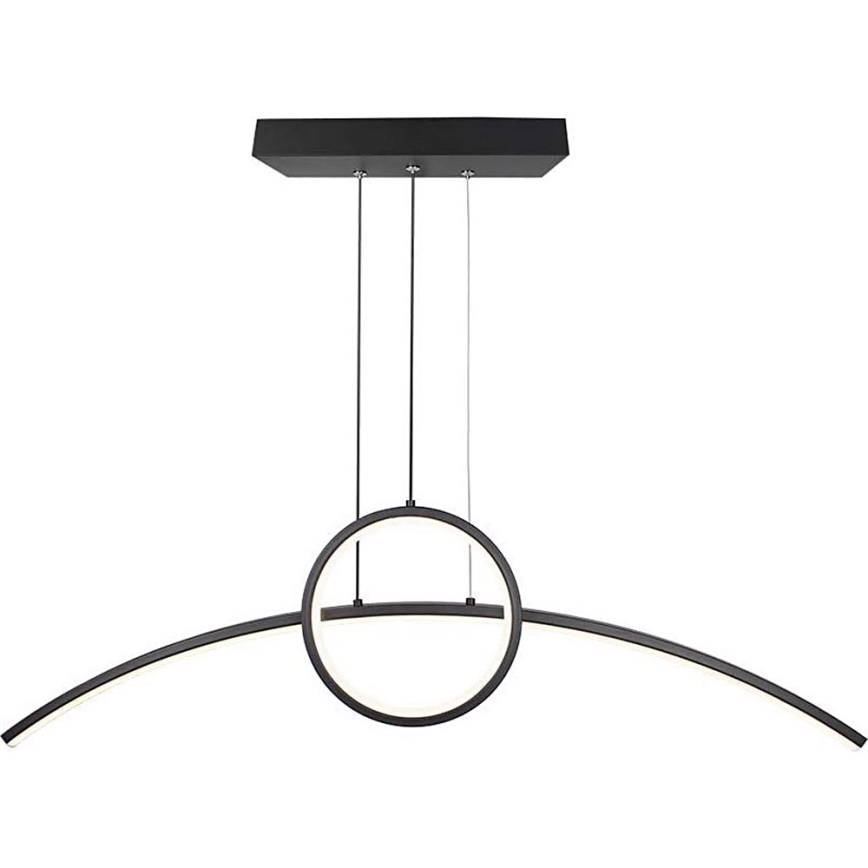 LED Pakabinamas sietynas LED/30W/230V 4000K 88 cm juoda