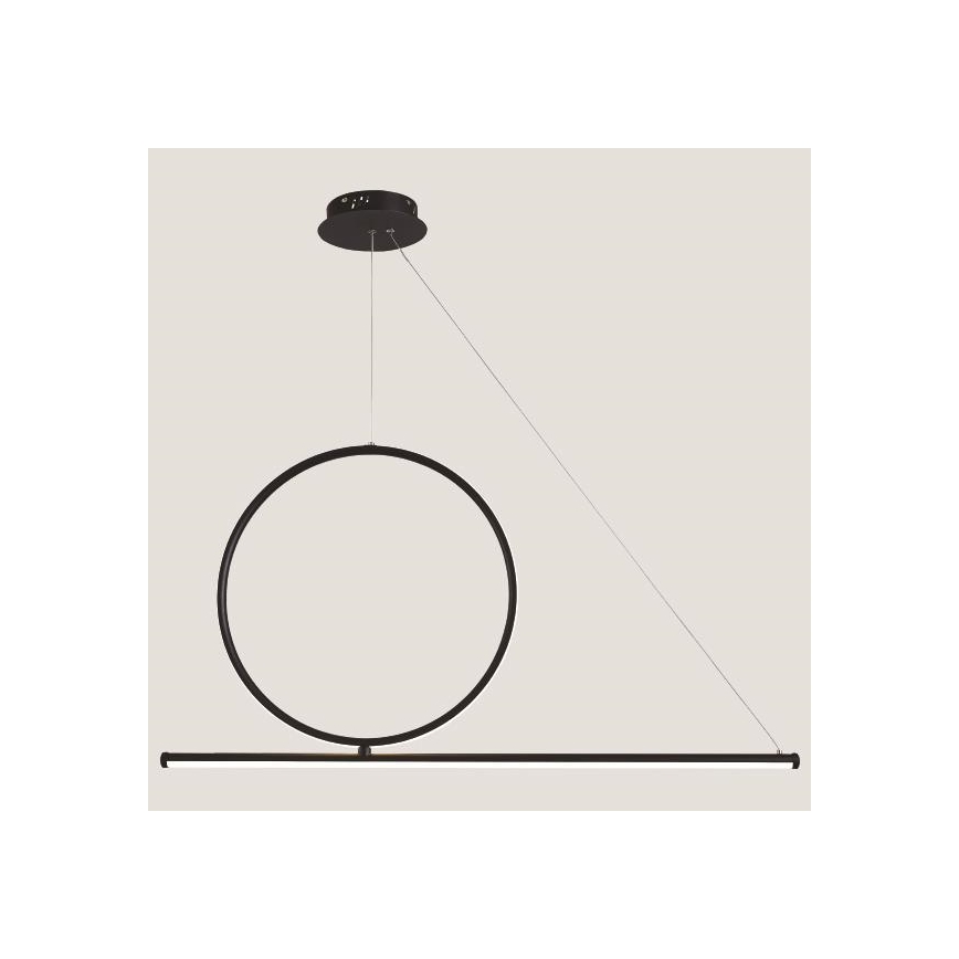 LED Pakabinamas sietynas LED/32W/230V 3000K juoda