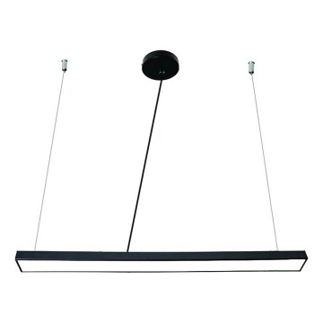 LED Pakabinamas sietynas LED/32W/230V 4000K diametras 120 cm juoda