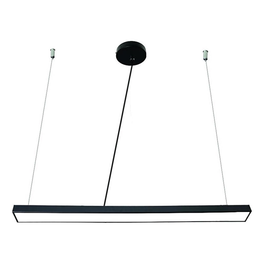 LED Pakabinamas sietynas LED/32W/230V 4000K diametras 120 cm juoda