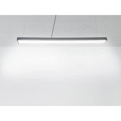 LED Pakabinamas sietynas LED/32W/230V 4000K diametras 120 cm juoda