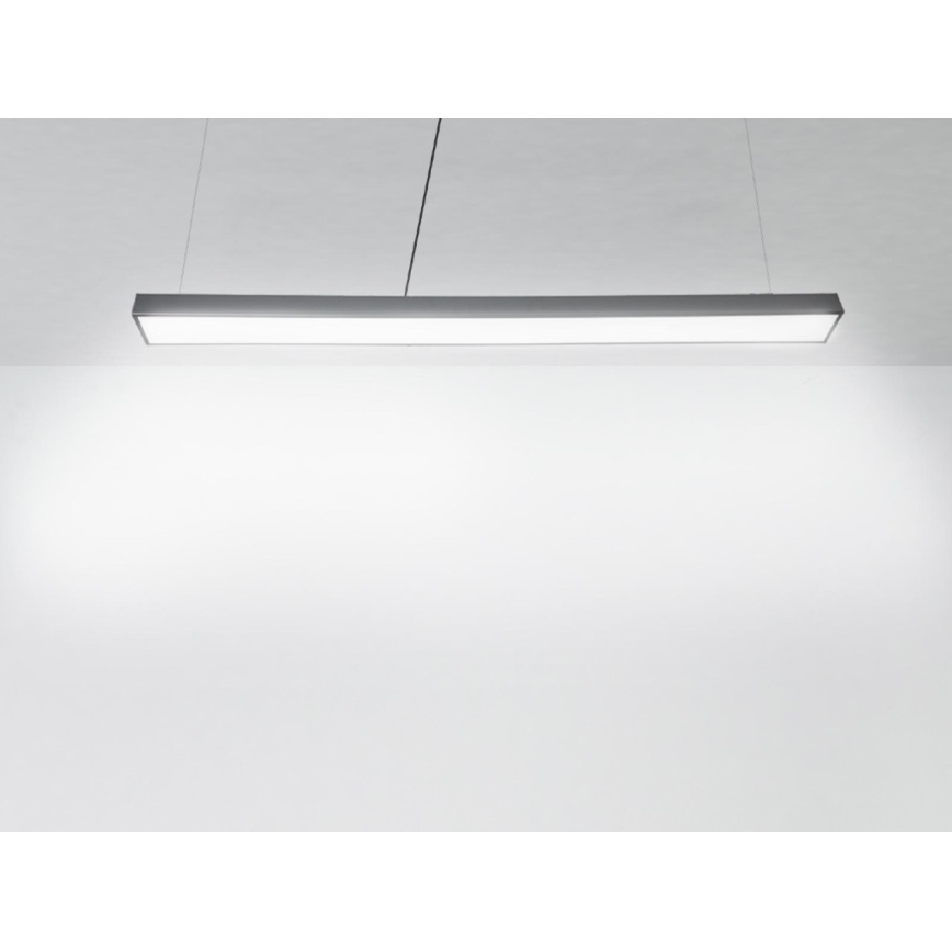 LED Pakabinamas sietynas LED/32W/230V 4000K diametras 120 cm juoda