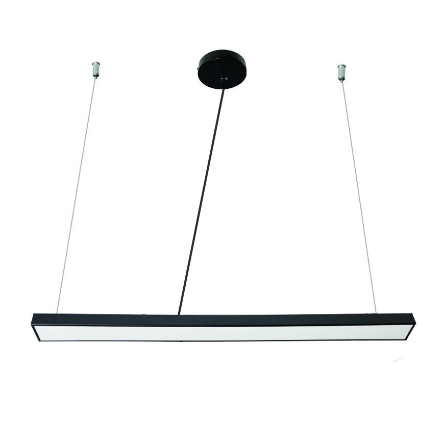 LED Pakabinamas sietynas LED/32W/230V 4000K diametras 120 cm juoda