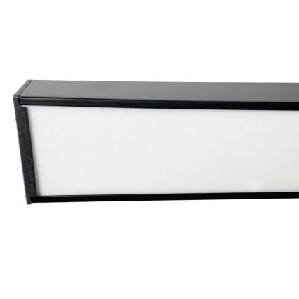 LED Pakabinamas sietynas LED/32W/230V 4000K diametras 120 cm juoda