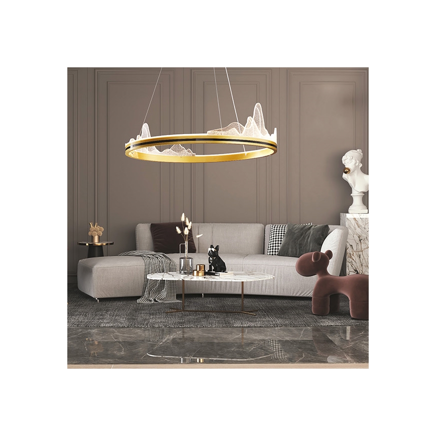 LED Pakabinamas sietynas LED/35W/230V 3000K auksas