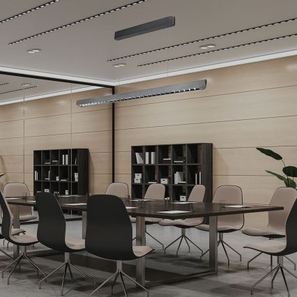 LED Pakabinamas sietynas LED/36W/230V 3000/4000/6400K antracitas