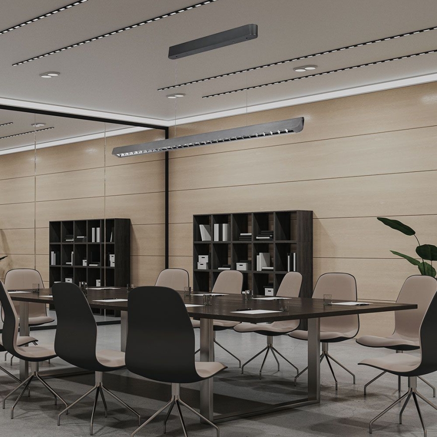 LED Pakabinamas sietynas LED/36W/230V 3000/4000/6400K antracitas