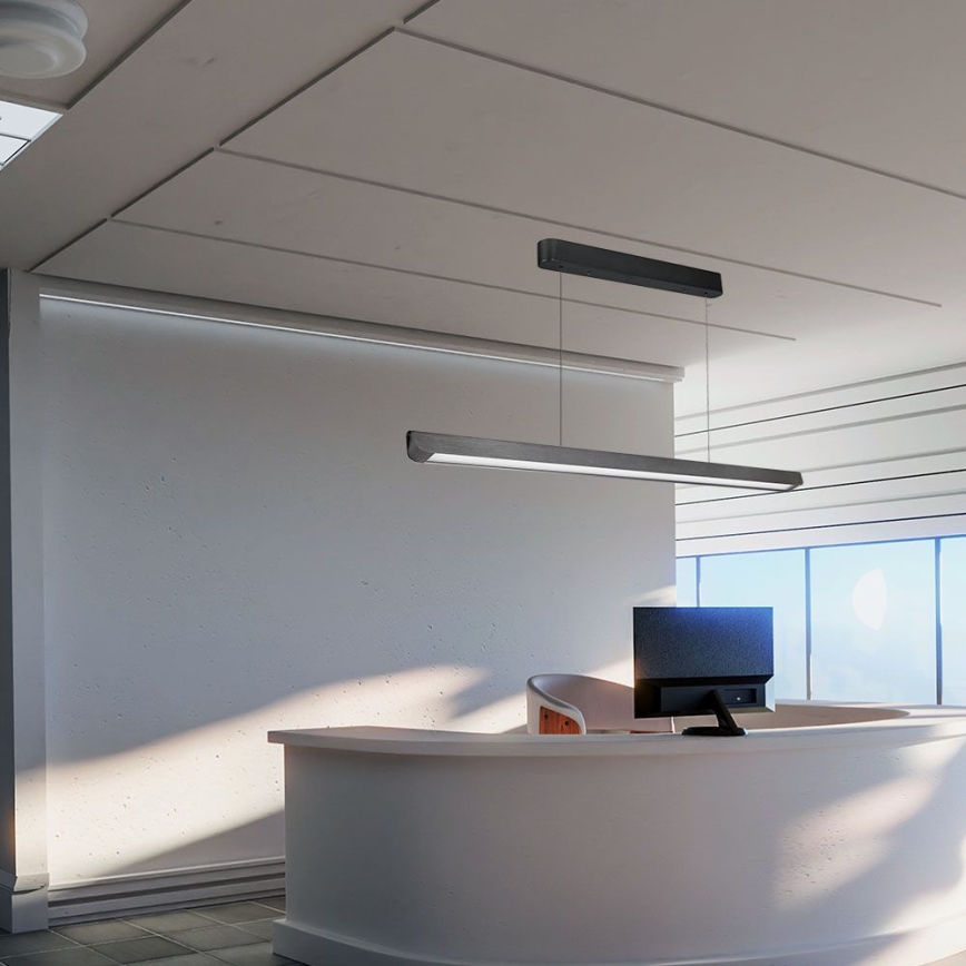 LED Pakabinamas sietynas LED/36W/230V 3000/4000/6400K antracitas