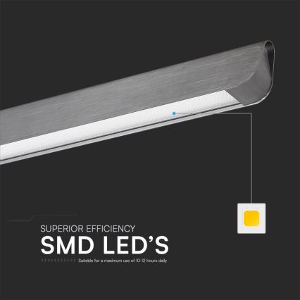 LED Pakabinamas sietynas LED/36W/230V 3000/4000/6400K antracitas