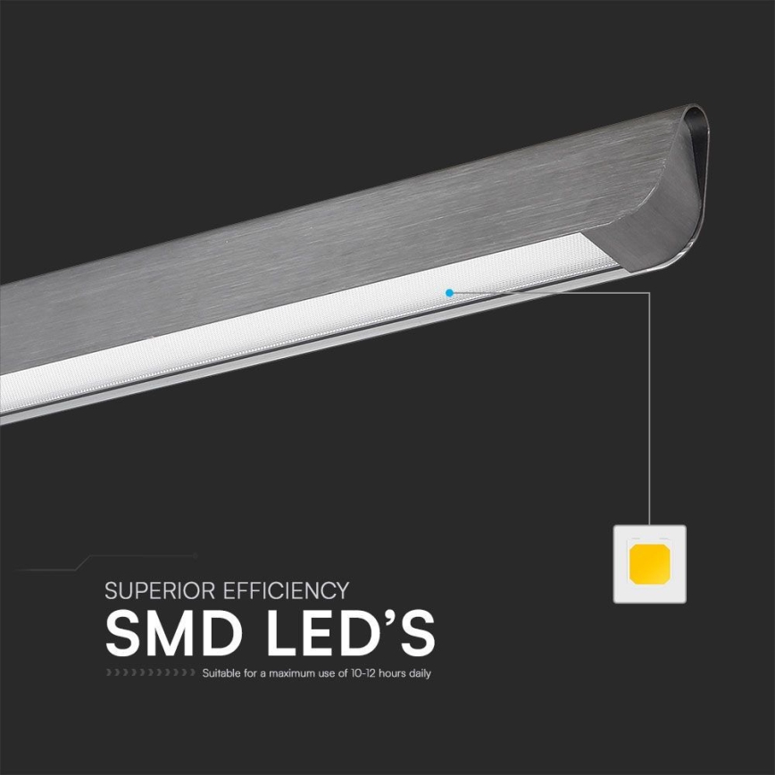 LED Pakabinamas sietynas LED/36W/230V 3000/4000/6400K antracitas