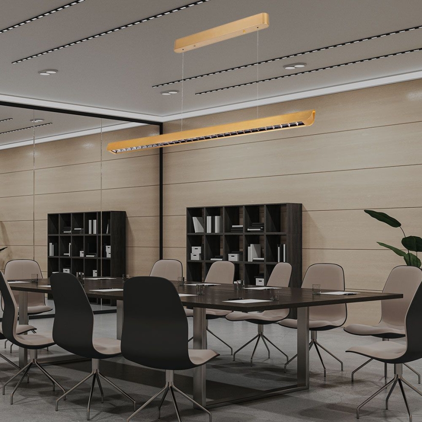 LED Pakabinamas sietynas LED/36W/230V 3000/4000/6400K auksas