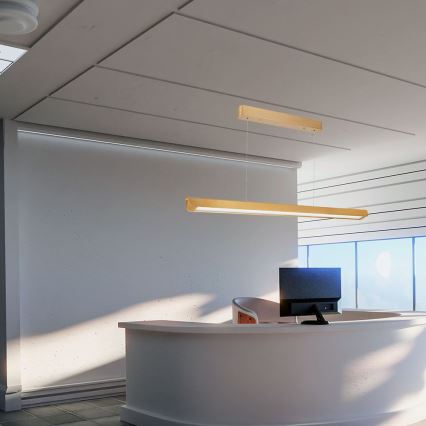 LED Pakabinamas sietynas LED/36W/230V 3000/4000/6400K auksas