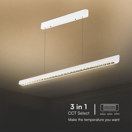 LED Pakabinamas sietynas LED/36W/230V 3000/4000/6400K balta