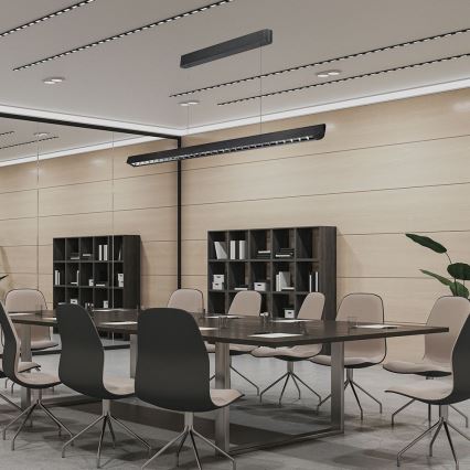 LED Pakabinamas sietynas LED/36W/230V 3000/4000/6400K juoda