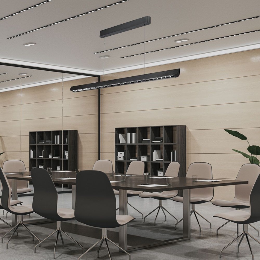 LED Pakabinamas sietynas LED/36W/230V 3000/4000/6400K juoda