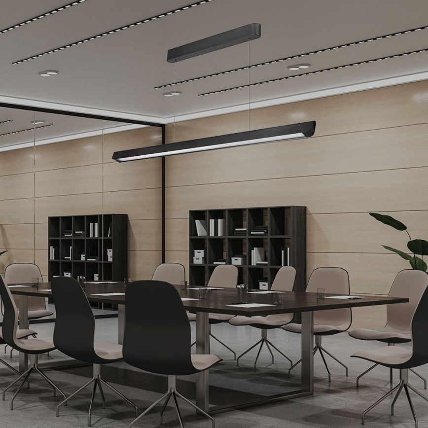 LED Pakabinamas sietynas LED/36W/230V 3000/4000/6400K juoda