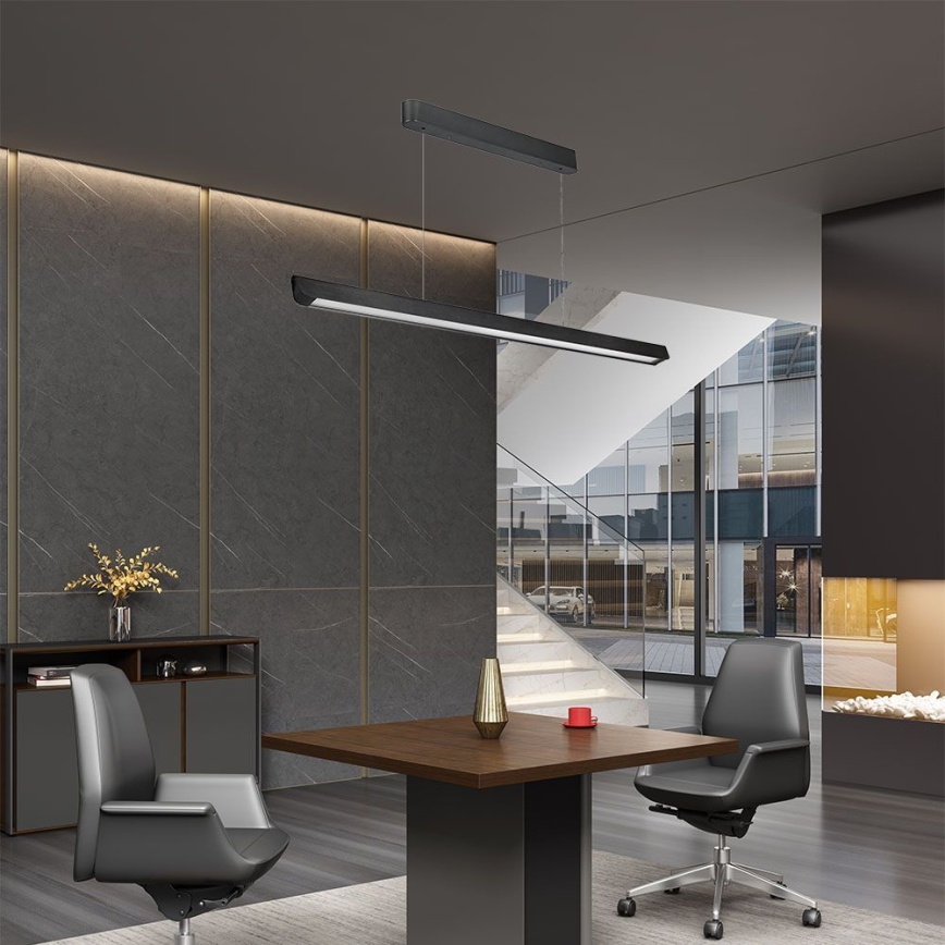 LED Pakabinamas sietynas LED/36W/230V 3000/4000/6400K juoda