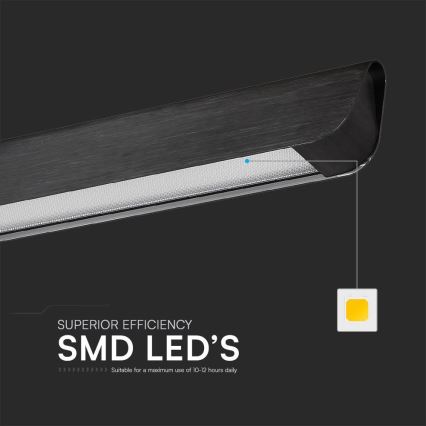 LED Pakabinamas sietynas LED/36W/230V 3000/4000/6400K juoda