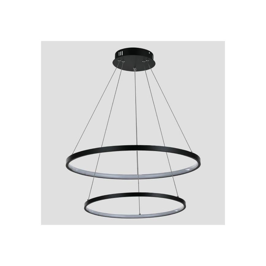 LED Pakabinamas sietynas LED/37W/230V 3000K juoda