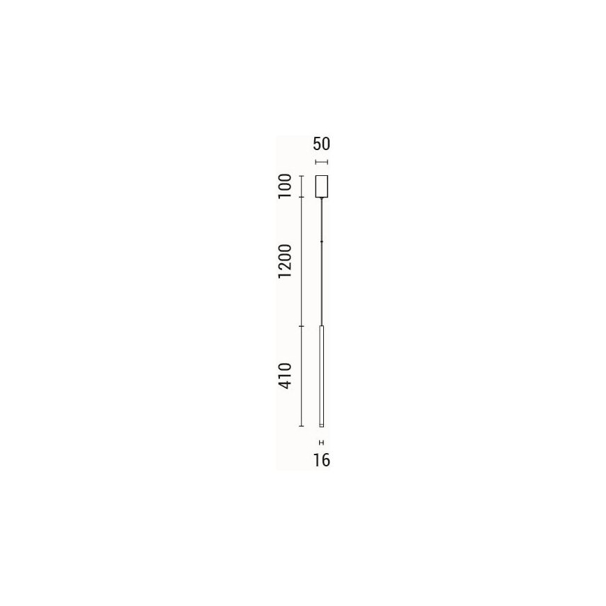 LED Pakabinamas sietynas LED/3W/230V 3000K diametras 5 cm