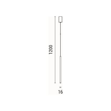 LED Pakabinamas sietynas LED/3W/230V 3000K diametras 6 cm