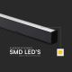 LED Pakabinamas sietynas LED/40W/230V 3000/4000/6400K juoda