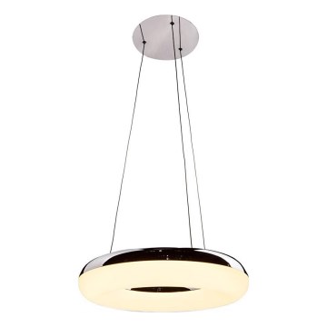 LED Pakabinamas sietynas LED/40W/230V 3000K diametras 40 cm blizgus chromas