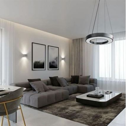 LED Pakabinamas sietynas LED/40W/230V 4000K diametras 80 cm