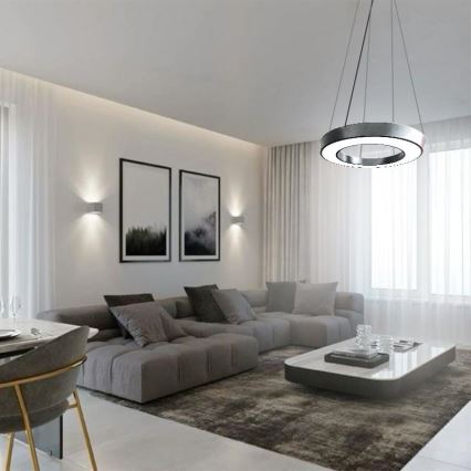 LED Pakabinamas sietynas LED/40W/230V 4000K diametras 80 cm