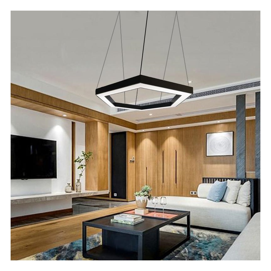 LED Pakabinamas sietynas LED/50W/230V 4000K diametras 100 cm
