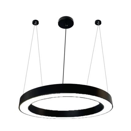 LED Pakabinamas sietynas LED/50W/230V 4000K diametras 100 cm juoda