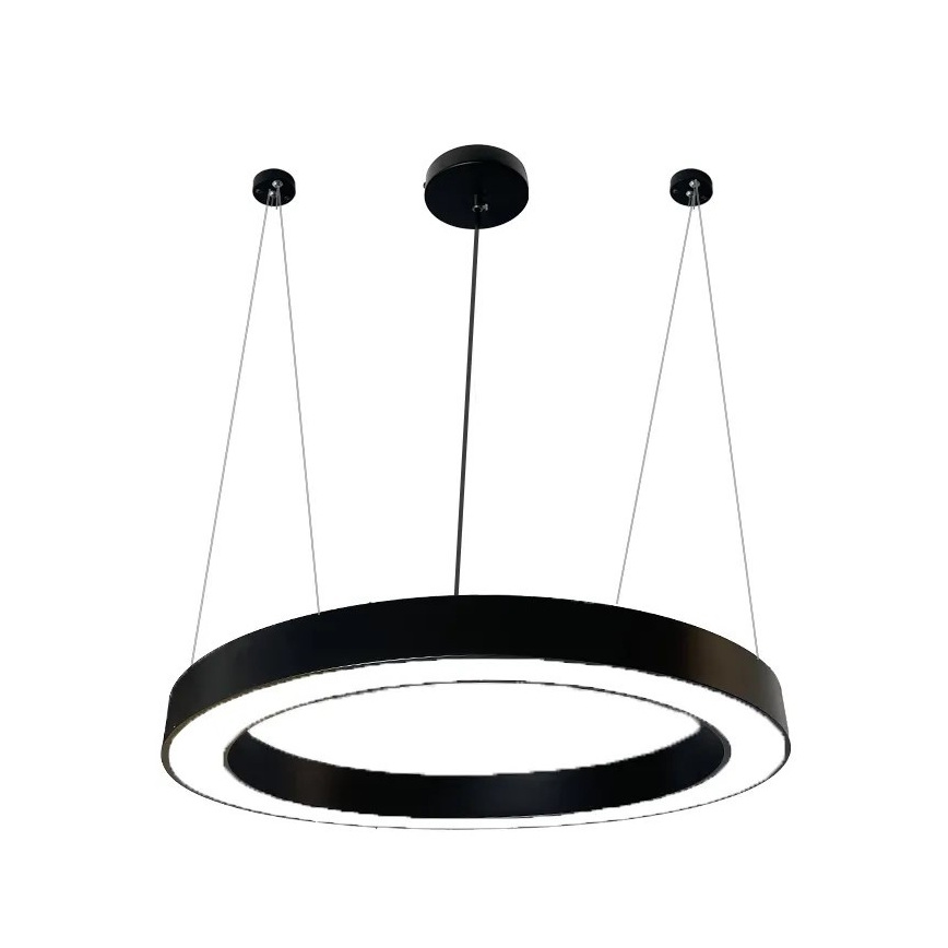 LED Pakabinamas sietynas LED/50W/230V 4000K diametras 100 cm juoda