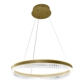 LED Pakabinamas sietynas LED/52W/230V diametras 60 cm auksas
