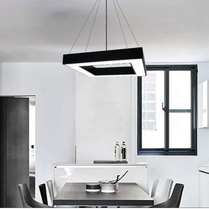 LED Pakabinamas sietynas LED/55W/230V 4000K 80x80 cm