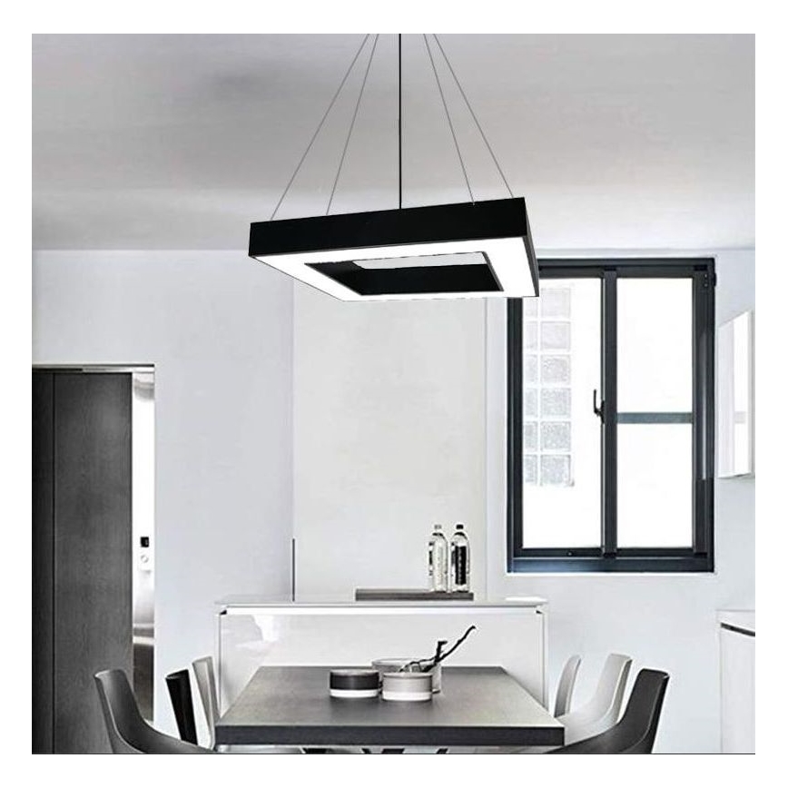 LED Pakabinamas sietynas LED/55W/230V 4000K 80x80 cm