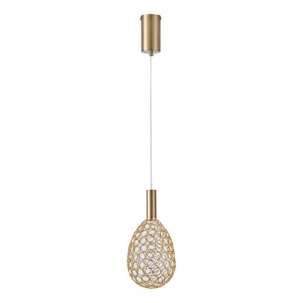 LED Pakabinamas sietynas LED/6,3W/230V 3000K auksas diametras 14 cm