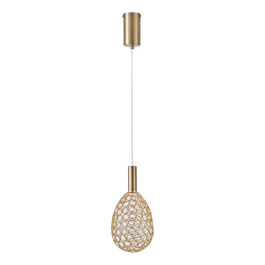 LED Pakabinamas sietynas LED/6,3W/230V 3000K auksas diametras 14 cm
