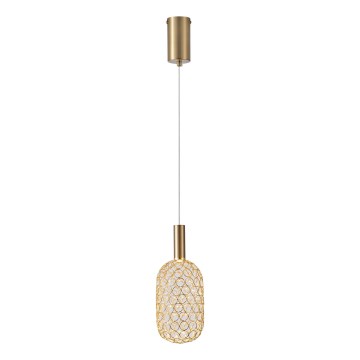 LED Pakabinamas sietynas LED/6,3W/230V 3000K auksas diametras 20 cm
