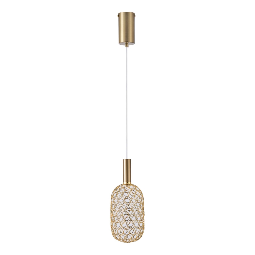 LED Pakabinamas sietynas LED/6,3W/230V 3000K auksas diametras 20 cm