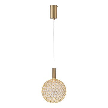 LED Pakabinamas sietynas LED/6,3W/230V 3000K auksas diametras 20 cm